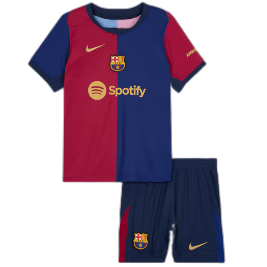 Kids Barcelona Home Jersey Kit 2024/25 - minejerseys