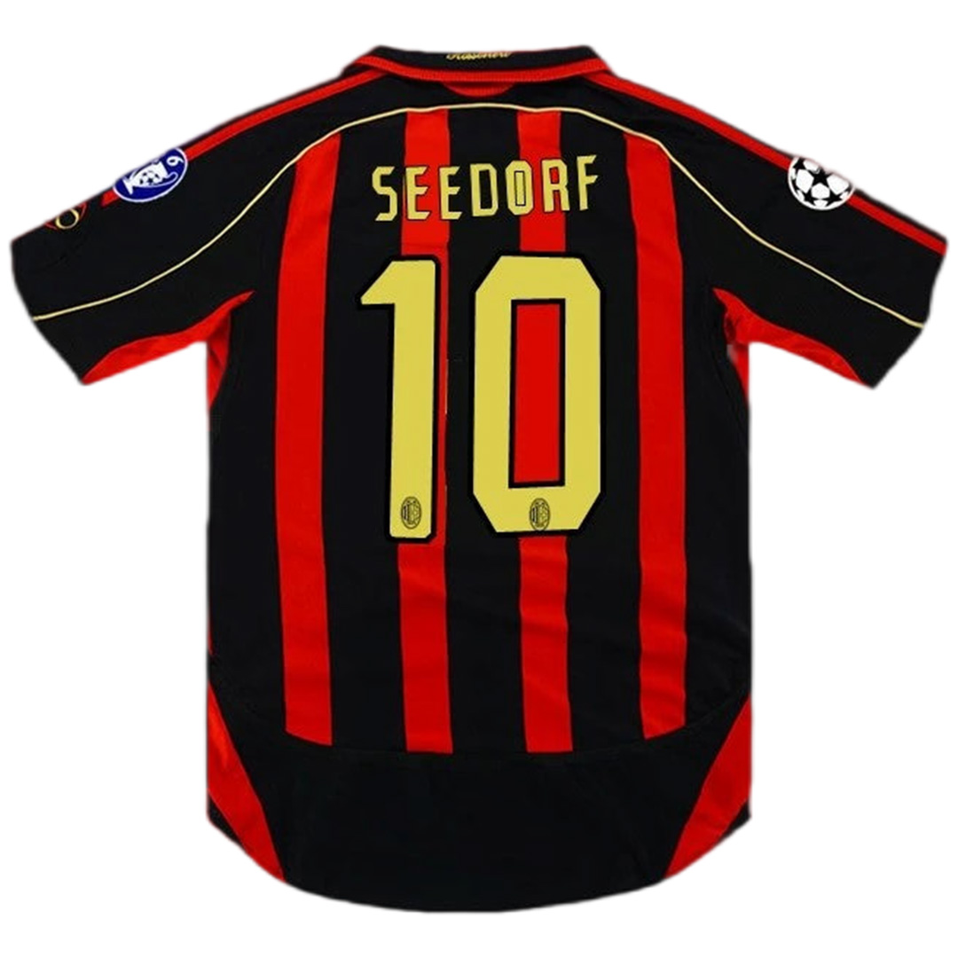 SEEDORF #10 Retro AC Milan UCL Home Jersey 2006/07 - minejerseys