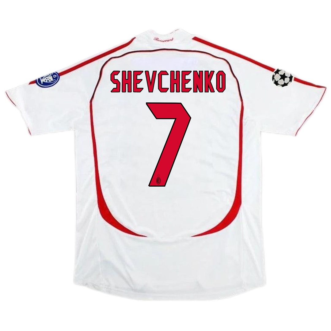 SHEVCHENKO #7 Retro AC Milan UCL Final Away Jersey 2006/07 - minejerseys