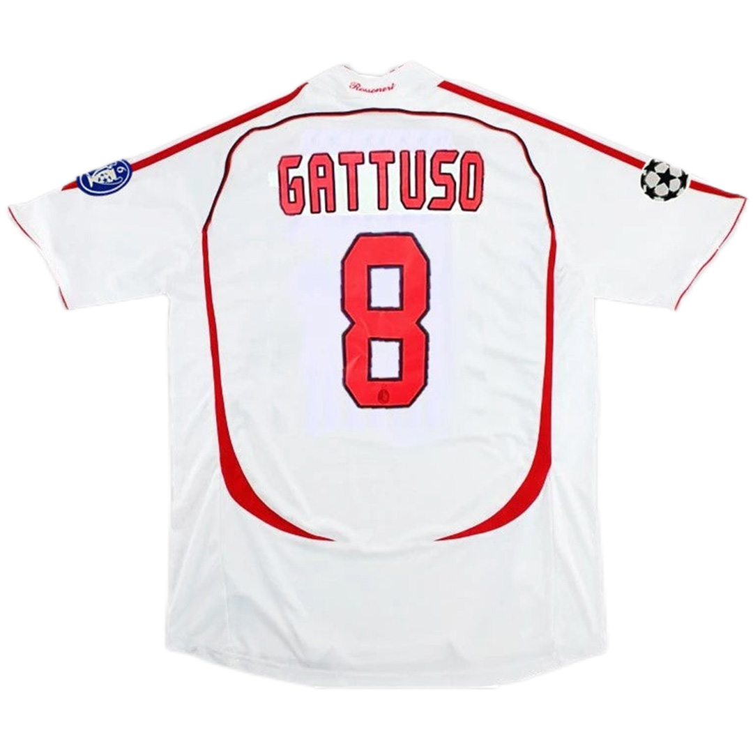 GATTUSO #8 Retro AC Milan UCL Final Away Jersey 2006/07 - minejerseys