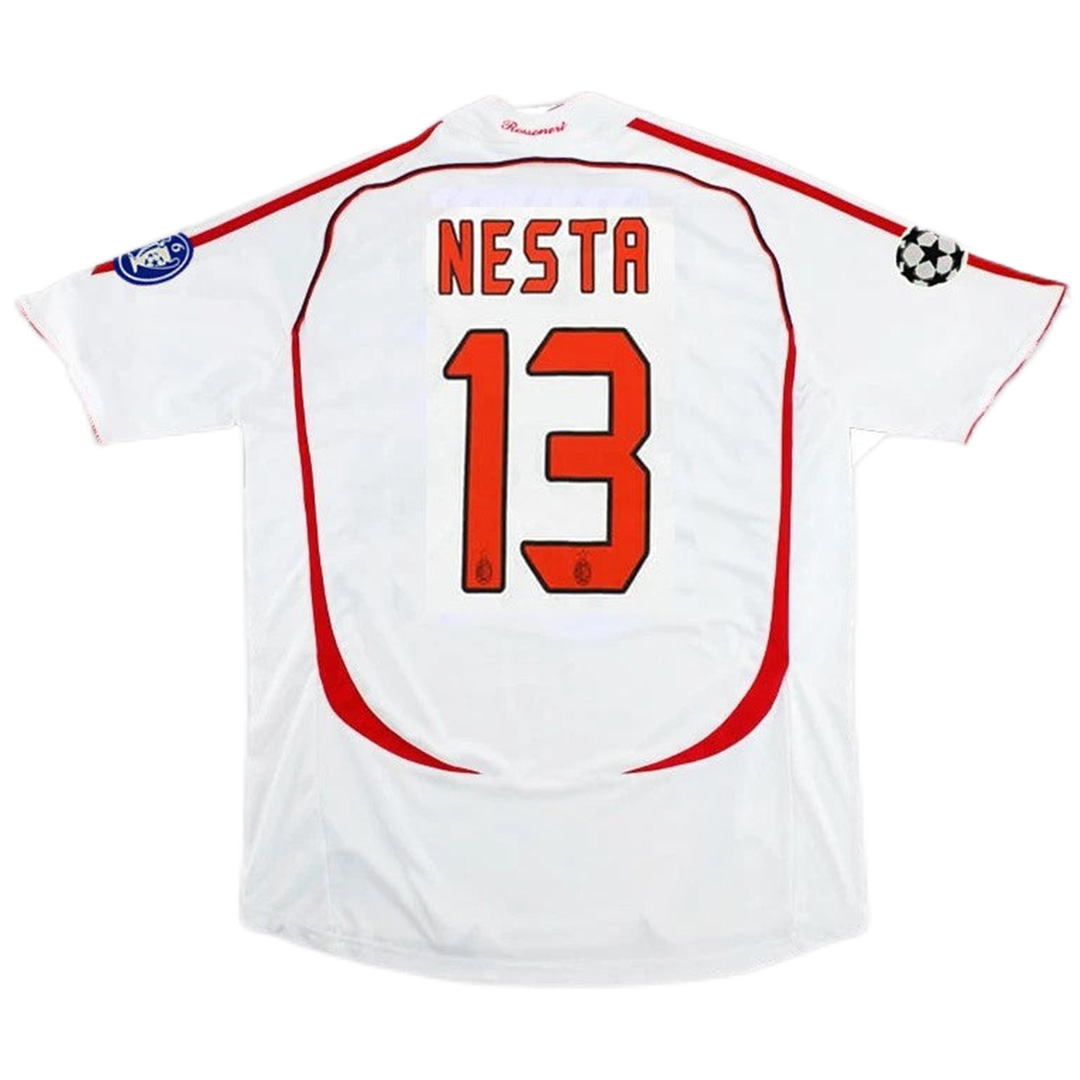NESTA #13 Retro AC Milan UCL Final Away Jersey 2006/07 - minejerseys