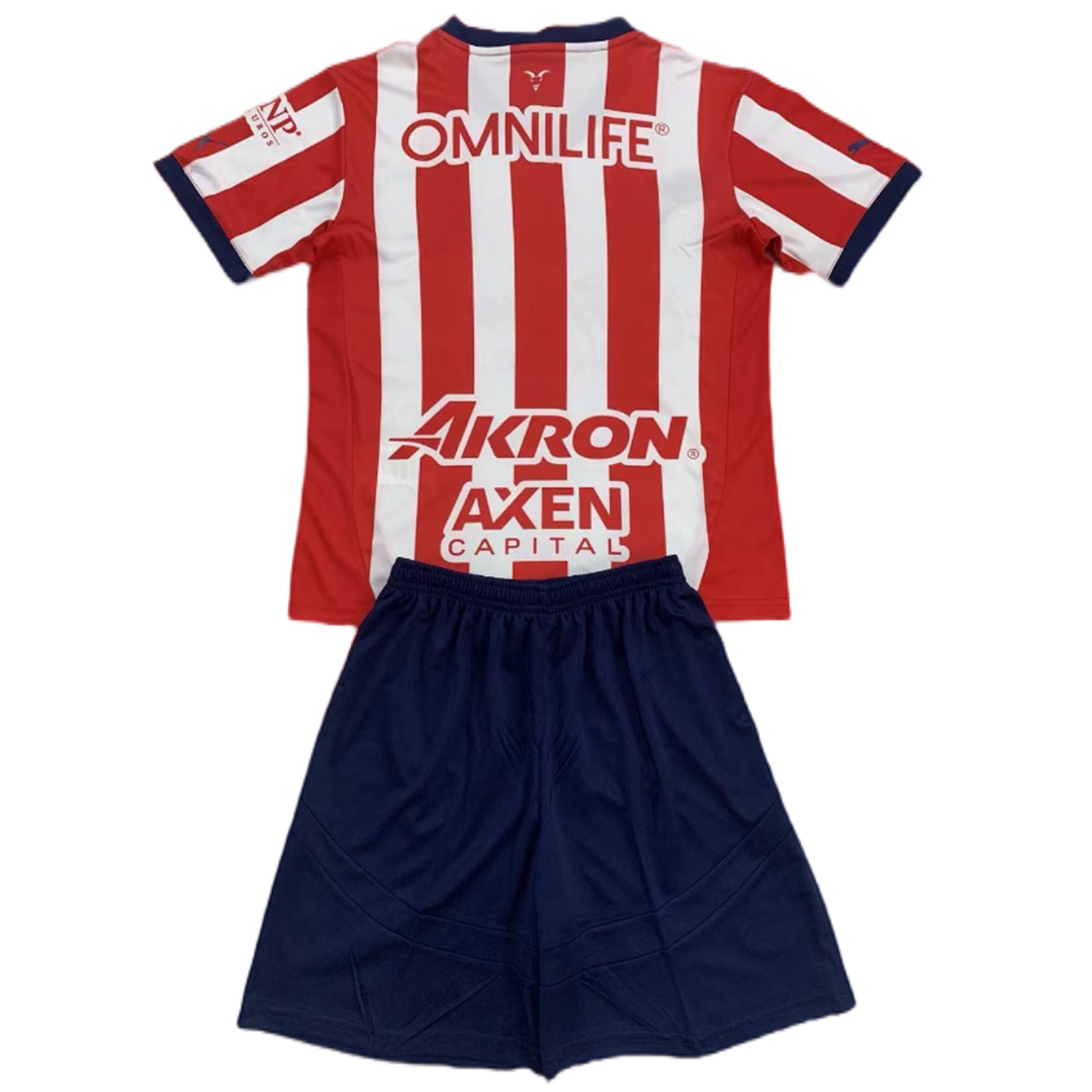 Kids Chivas Home Jersey Kit 2024/25 - minejerseys