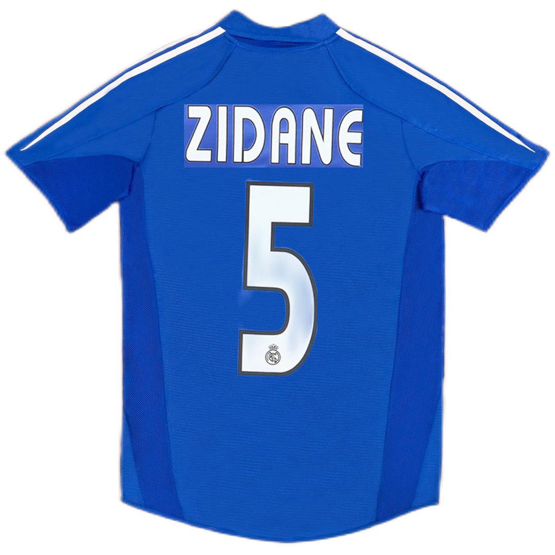ZIDANE #5 Retro Real Madrid Third Jersey 2004/05 - minejerseys