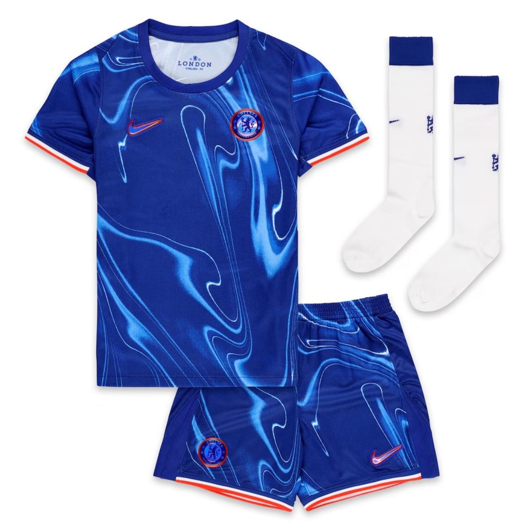 Kids Chelsea Home Full Kit 2024/25 - minejerseys