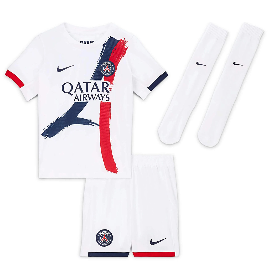 Kids PSG Away Full Kit 2024/25 - minejerseys