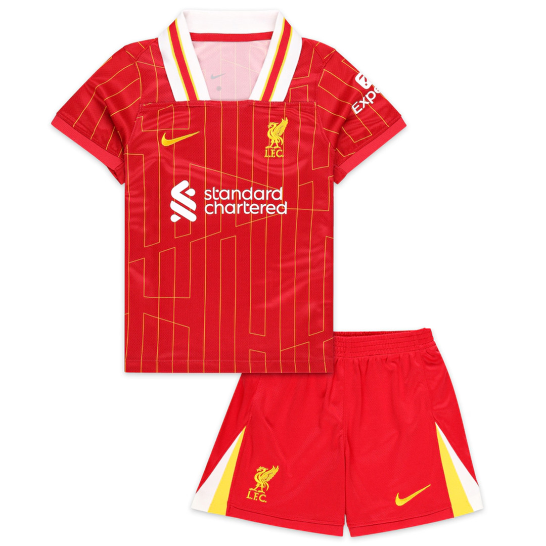 Kids Liverpool Home Jersey Kit 2024/25 - minejerseys