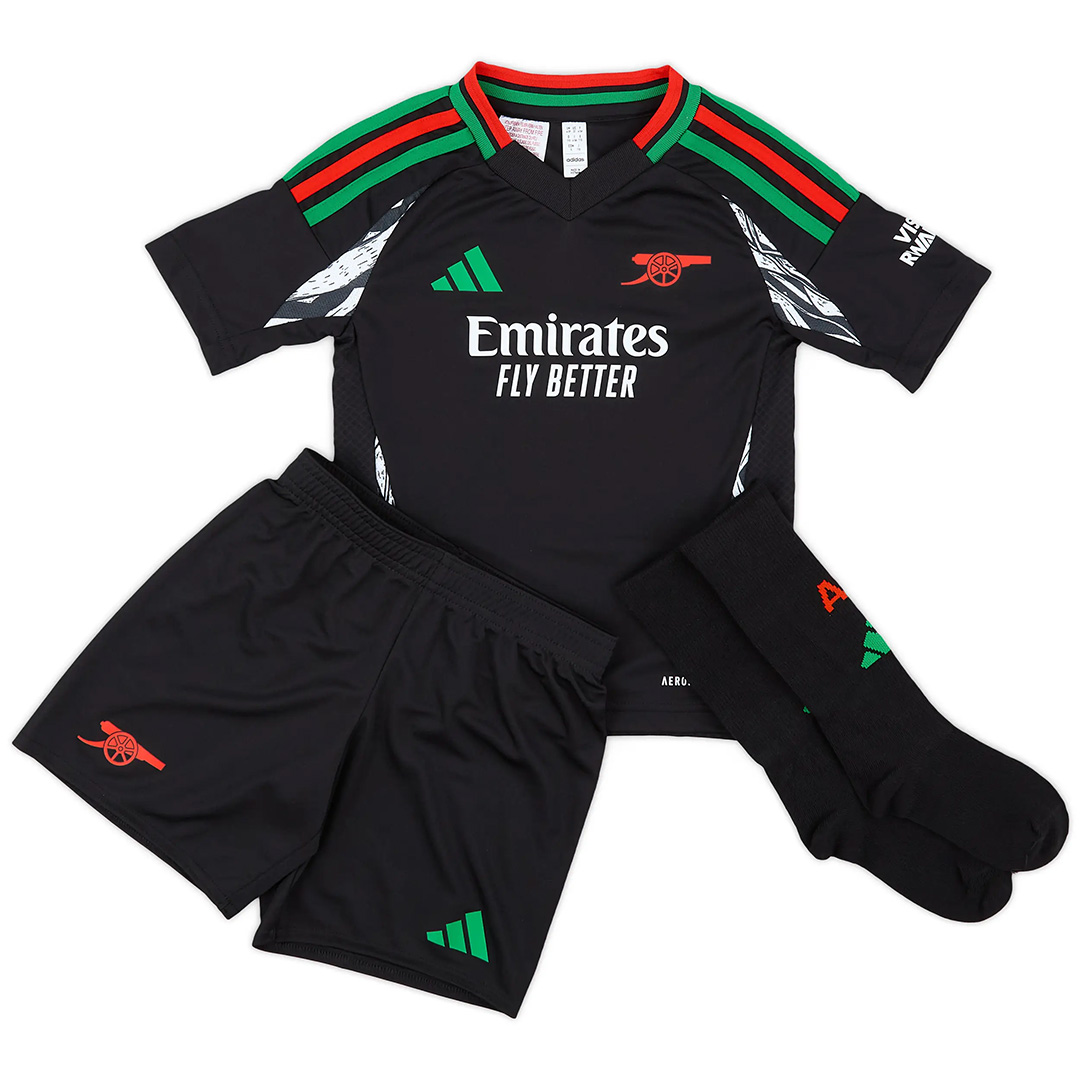Kids Arsenal Away Full Kit 2024/25 - minejerseys