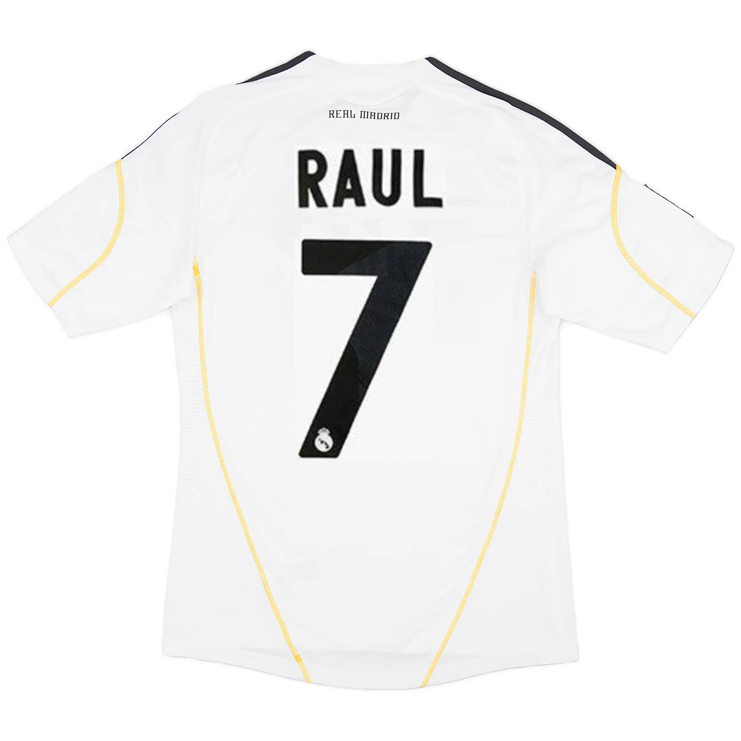 RAUL #7 Retro Real Madrid Home Jersey 2009/10 - minejerseys