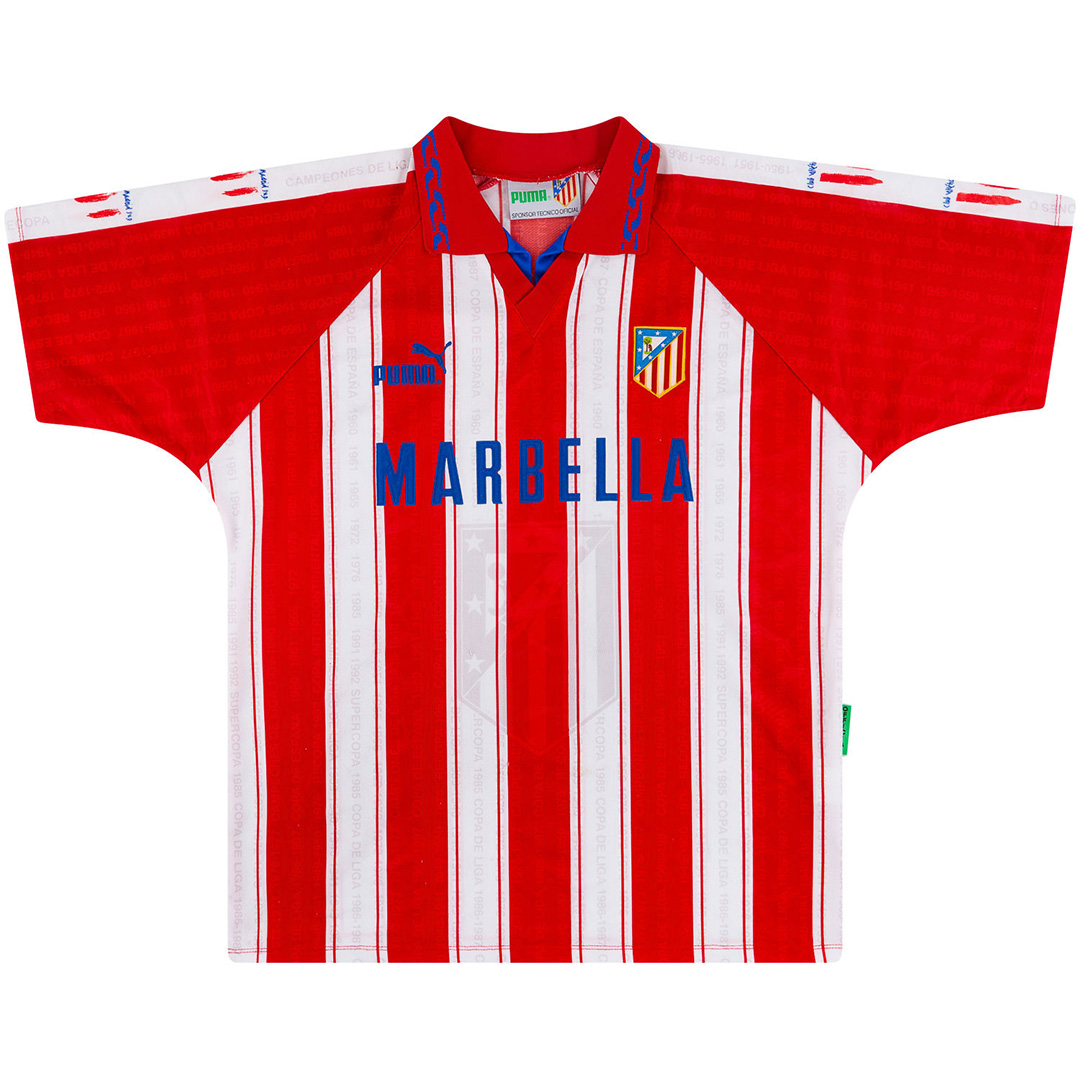 Retro Atletico Madrid Home Jersey 1995/96 - minejerseys