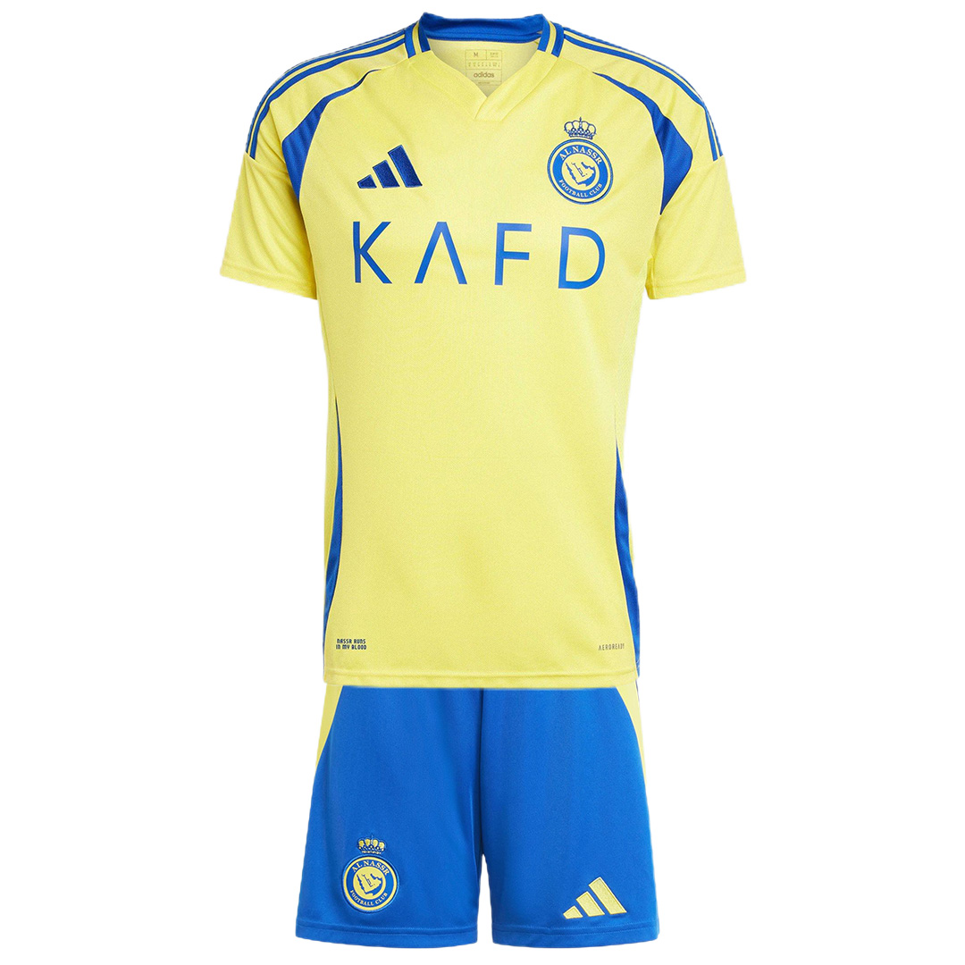 Kids Al Nassr Home Kit 2024/25 - minejerseys