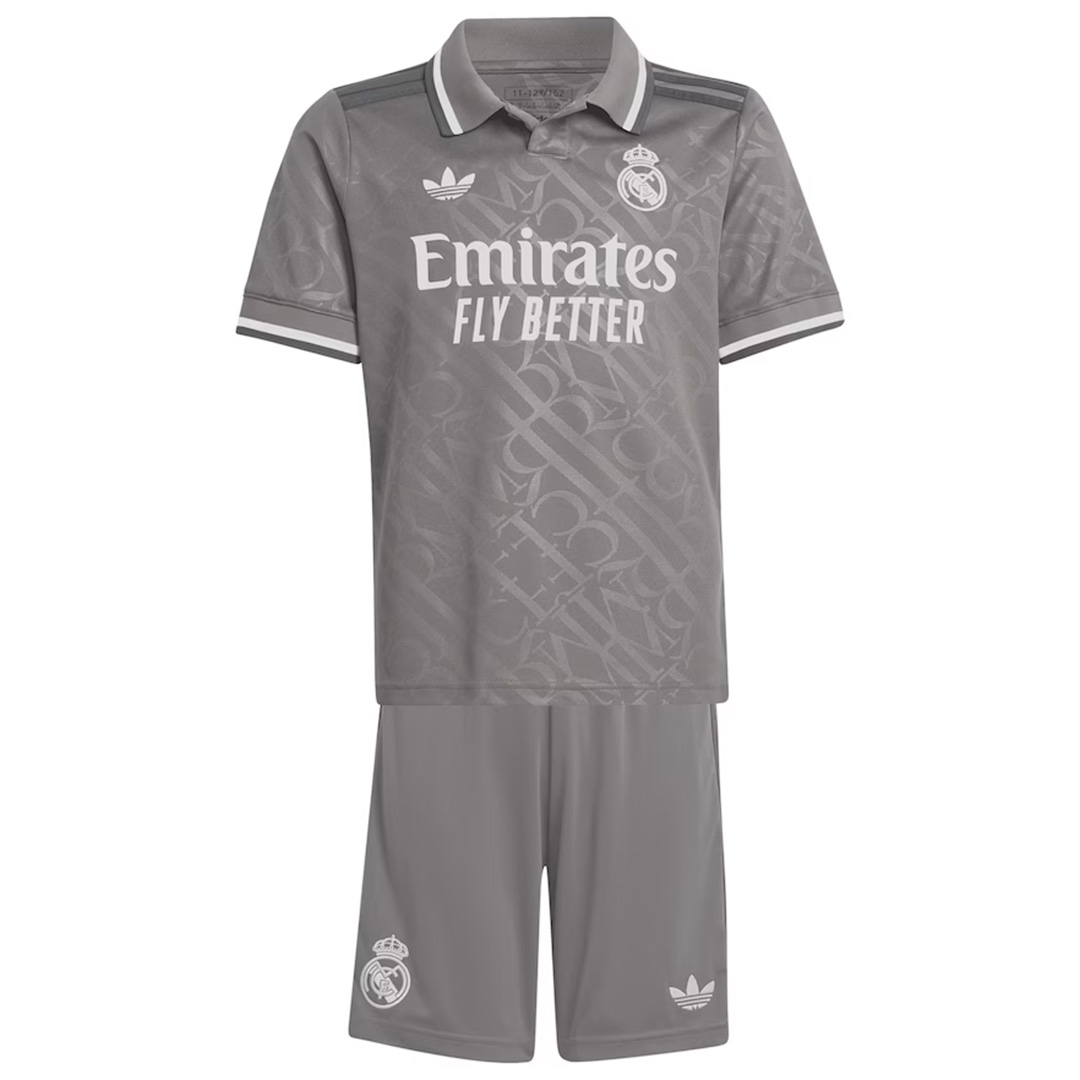 Kids Real Madrid Third Jersey Kit 2024/25 - minejerseys