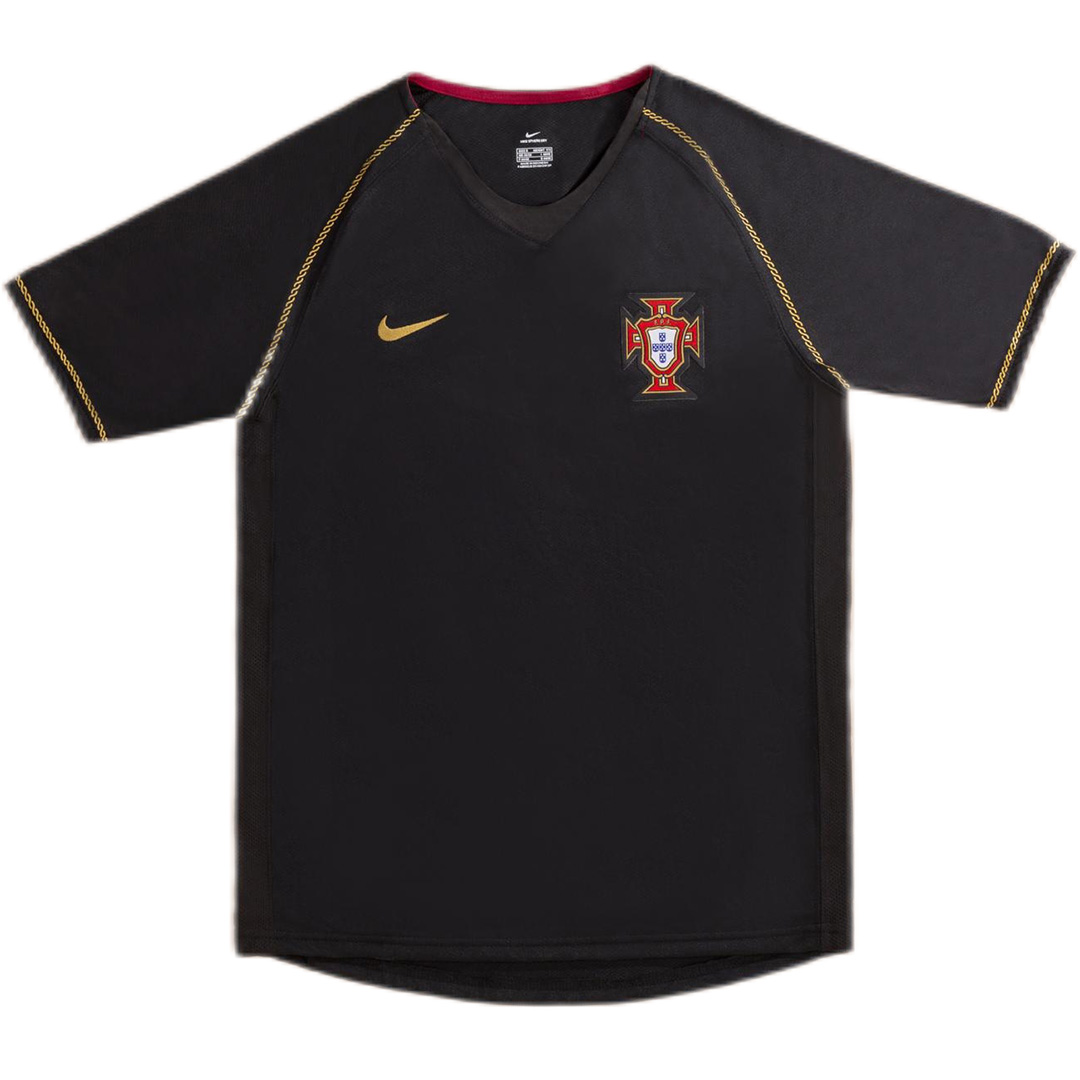 FIGO #7 Retro Portugal Away Jersey World Cup 2006 - minejerseys
