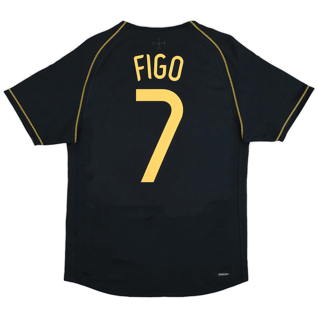 FIGO #7 Retro Portugal Away Jersey World Cup 2006 - minejerseys