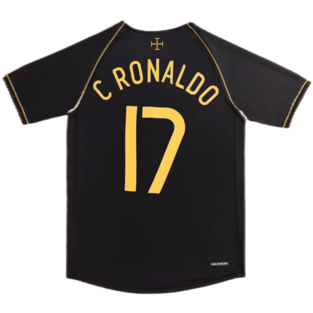 C.RONALDO #17 Retro Portugal Away Jersey World Cup 2006 - minejerseys
