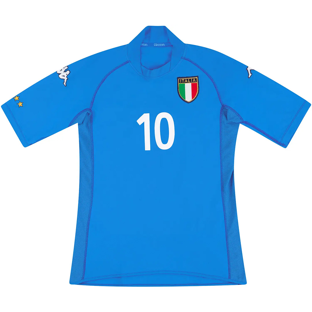 TOTTI #10 Retro Italy Home Jersey World Cup 2002 - minejerseys