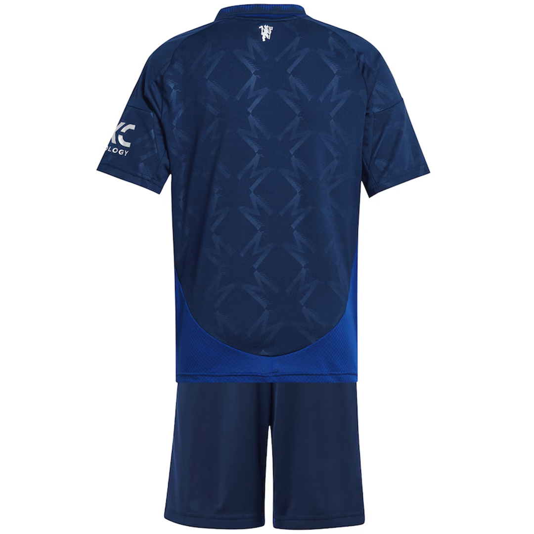 Kids Manchester United Away Jersey Kit 2024/25 - minejerseys