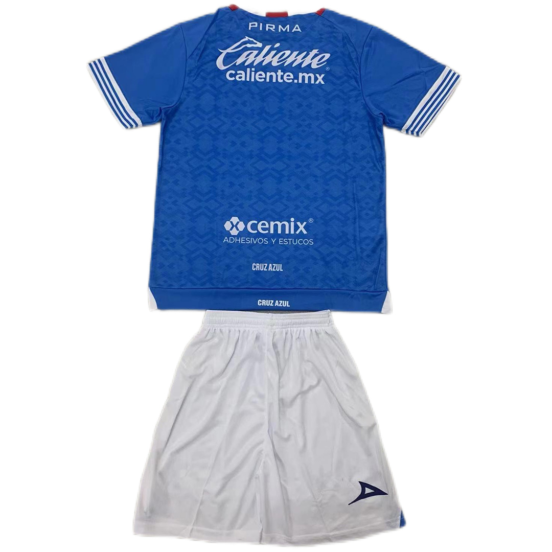 Kids Cruz Azul Home Kit 2024/25 - minejerseys