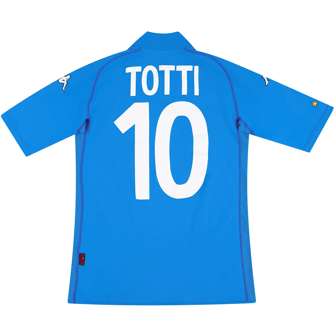 TOTTI #10 Retro Italy Home Jersey World Cup 2002 - minejerseys