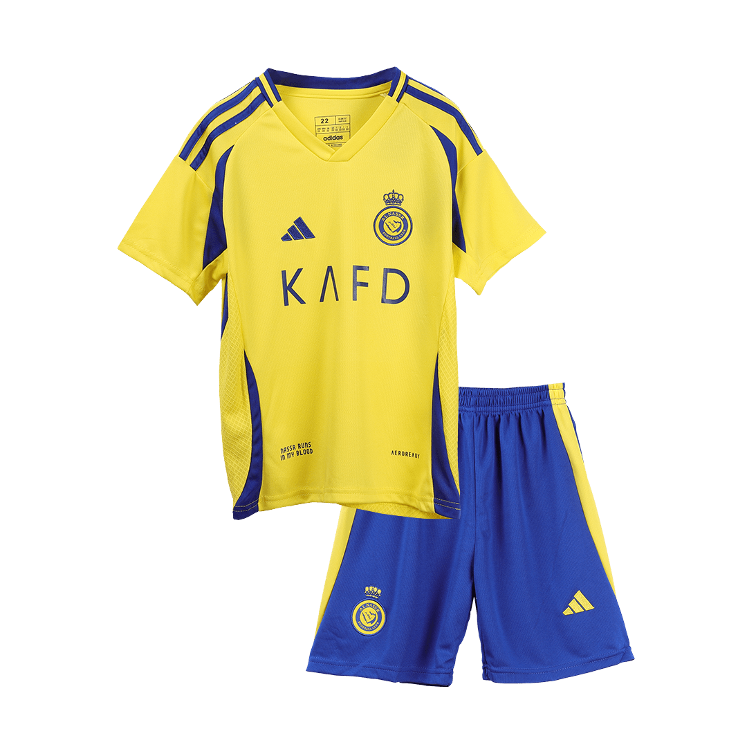 Kids Al Nassr Home Kit 2024/25 - minejerseys