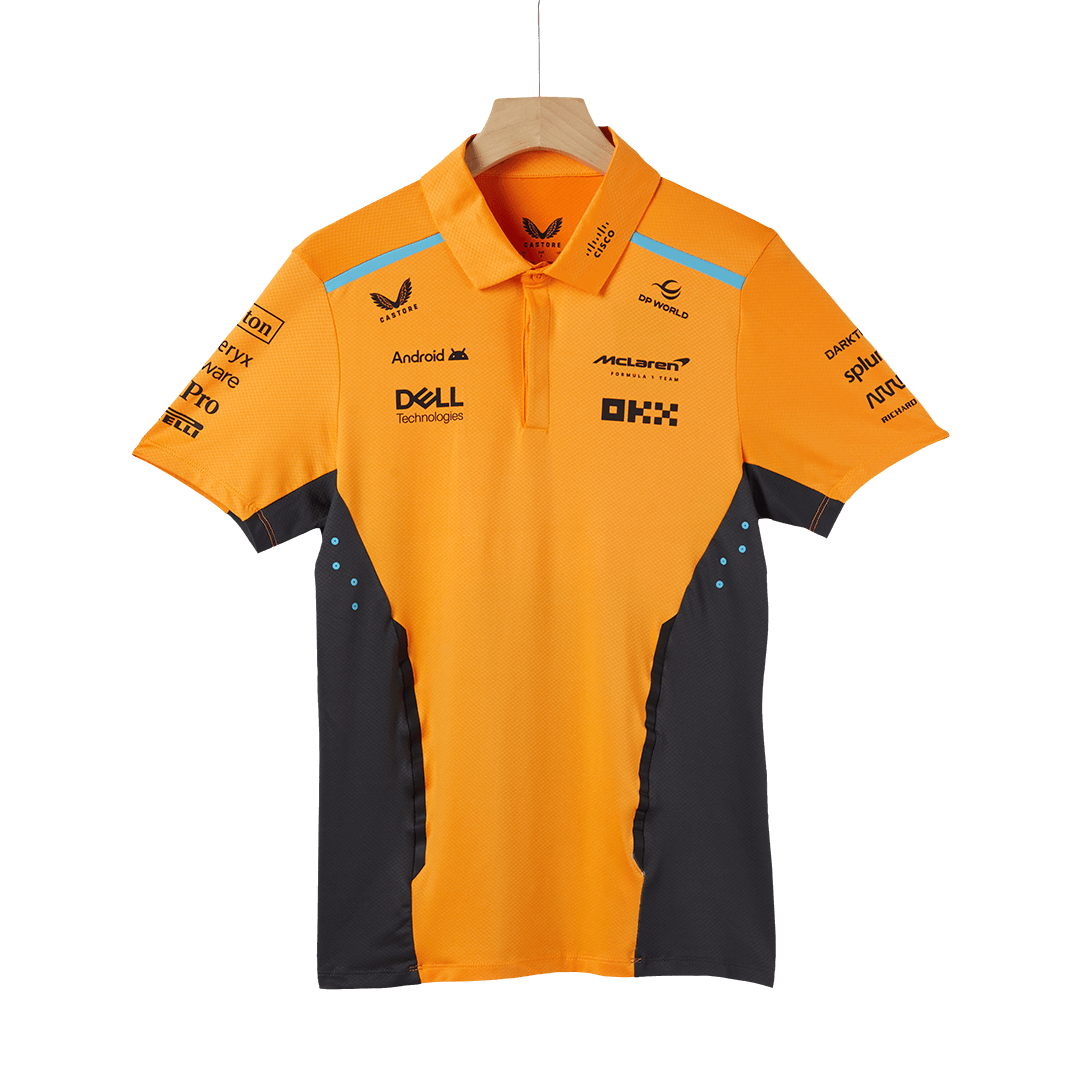 Discount McLaren F1 Racing Team Polo Orange 2024 - minejerseys