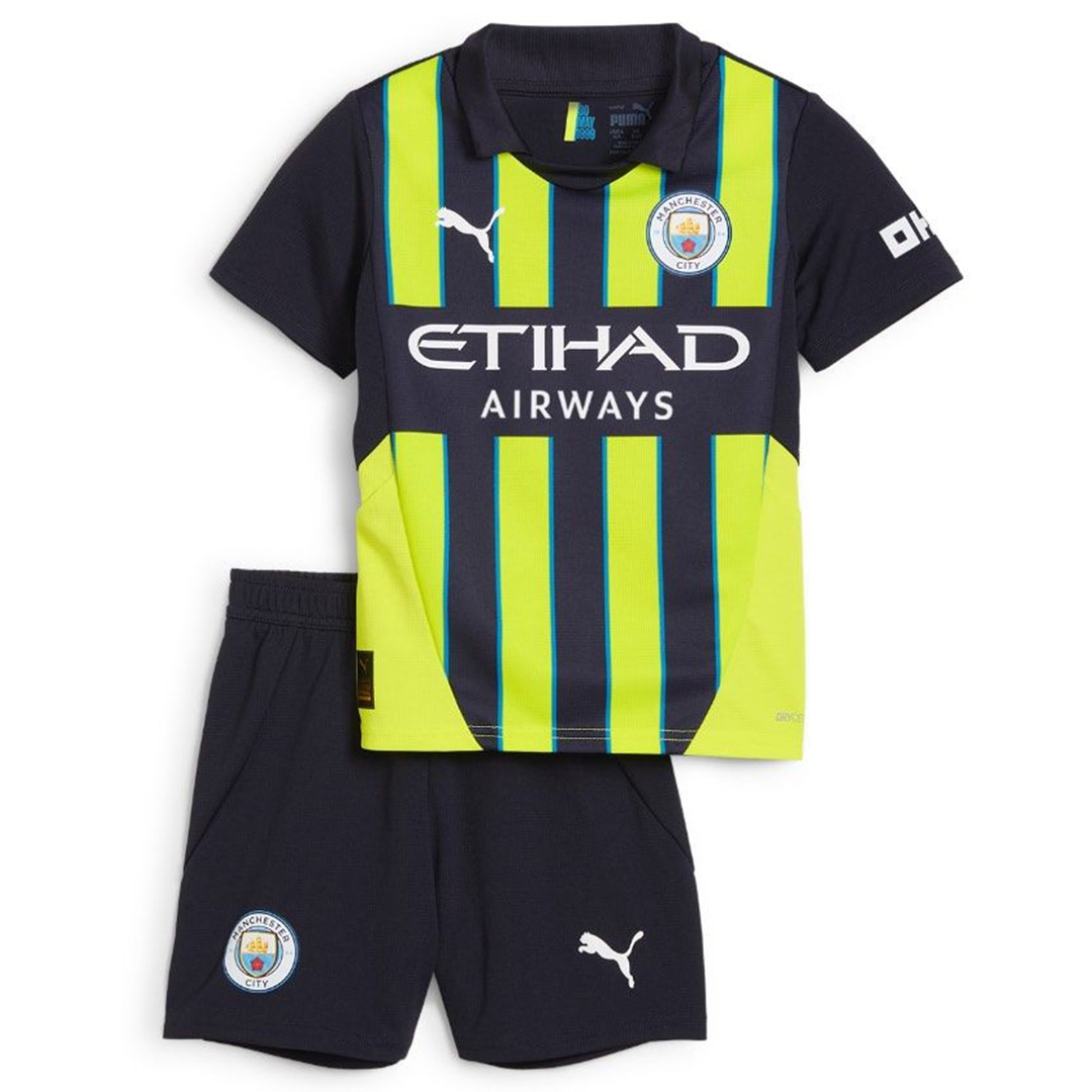 Kids Manchester City Away Jersey Kit 2024/25 - minejerseys