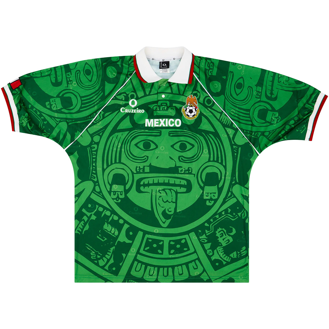 Retro Mexico Home Jersey World Cup 1998 - minejerseys