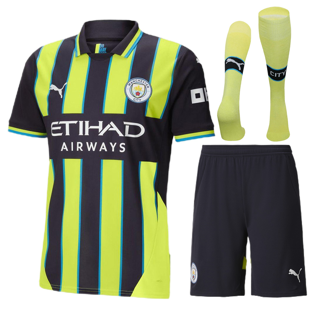 Manchester City Away Full Jersey Kit 2024/25 - minejerseys