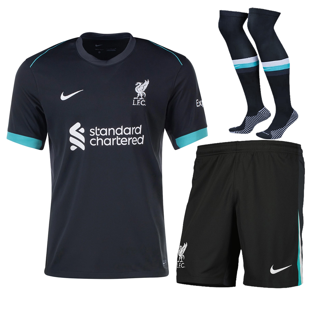 [Super Replica] Liverpool Away Full Jersey Kit 2024/25 - minejerseys