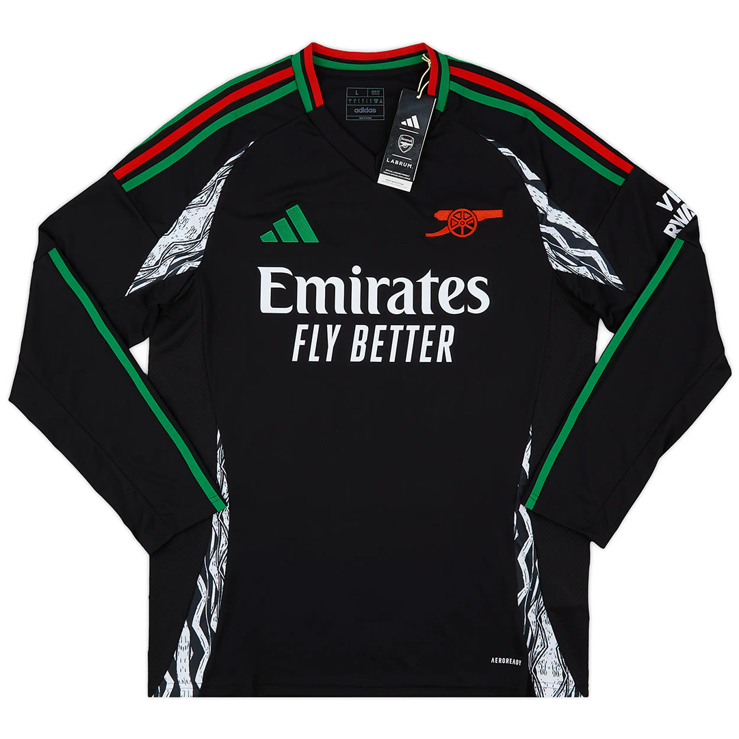 Arsenal Away Long Sleeve Jersey 2024/25 - minejerseys