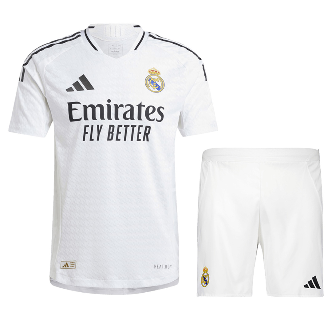 Real Madrid Home Match Jersey + Shorts Kit Player Version 2024/25 - minejerseys