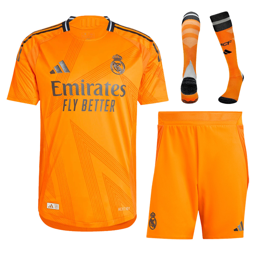 Real Madrid Away Match Jersey+Shorts+Socks Full Kit Player Version 2024/25 - minejerseys