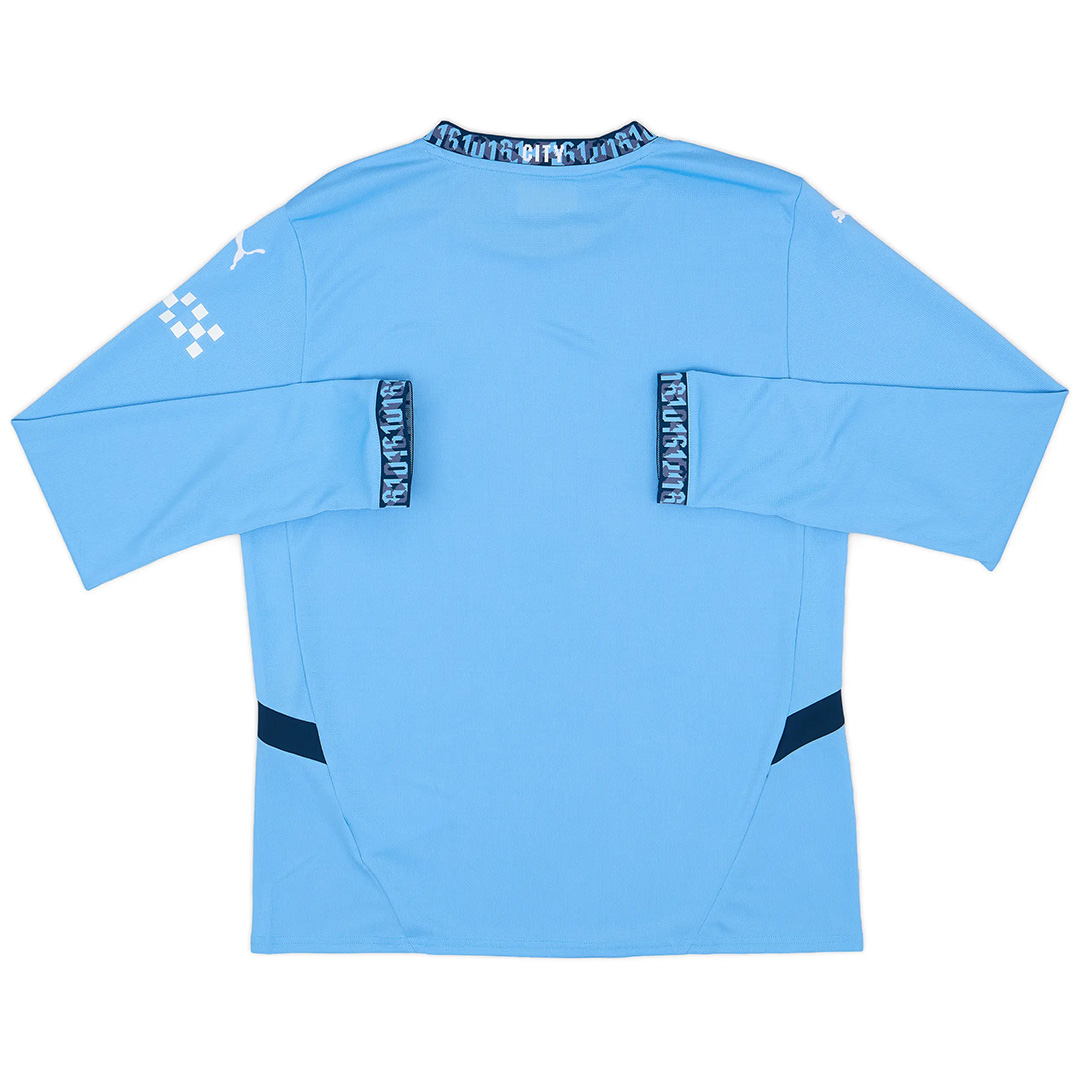 Manchester City Home Long Sleeve Jersey 2024/25 - minejerseys