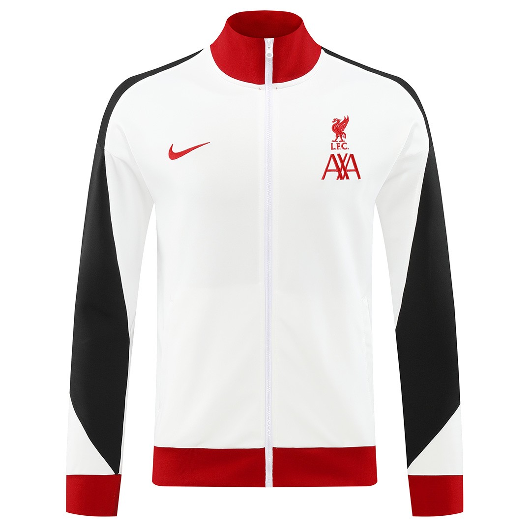 Liverpool Anthem Jacket White 2024/25 - minejerseys