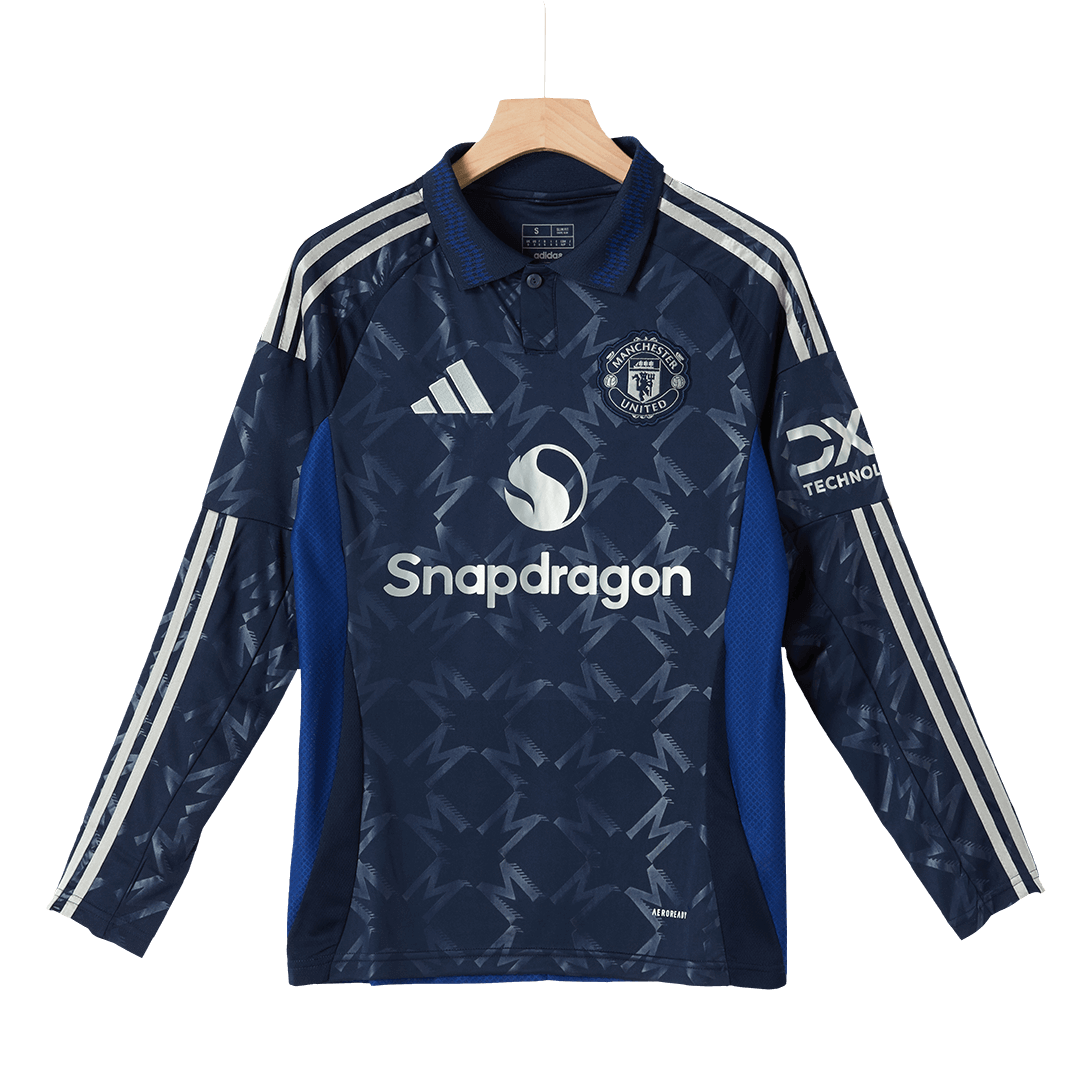 Manchester United Away Long Sleeve Jersey 2024/25 - minejerseys