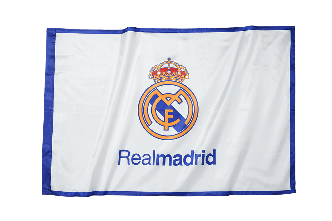 Real Madrid Team Flag - White/Blue - minejerseys