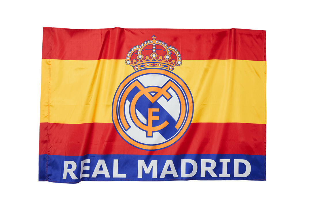 Real Madrid Spain Flag Large - Red/Yellow - minejerseys