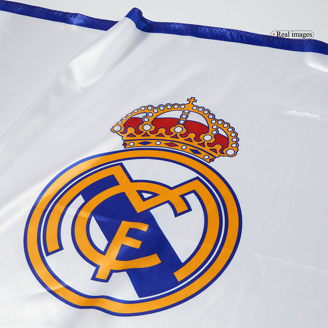 Real Madrid Team Flag - White/Blue - minejerseys