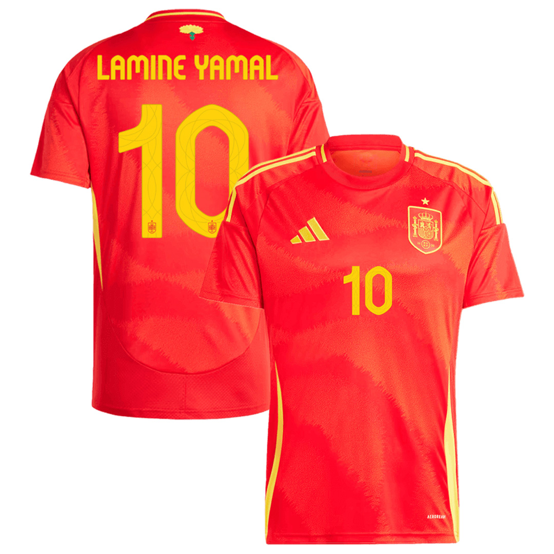 LAMINE YAMAL #10 Spain Home Jersey Euro 2024 - [Super Replica] - minejerseys