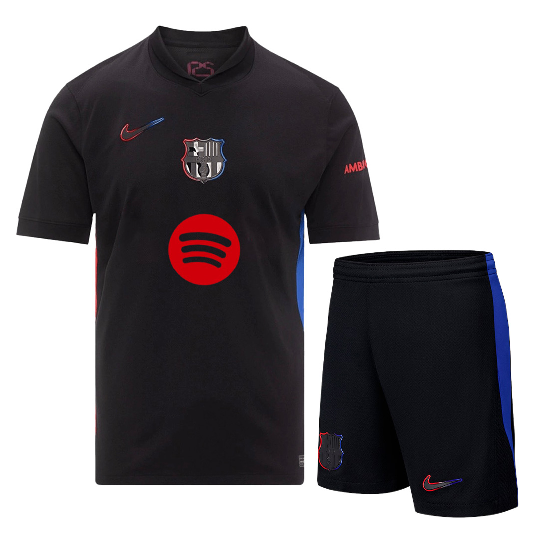 Barcelona Away Spotify Logo Without Text Jersey Kit 2024/25 - minejerseys