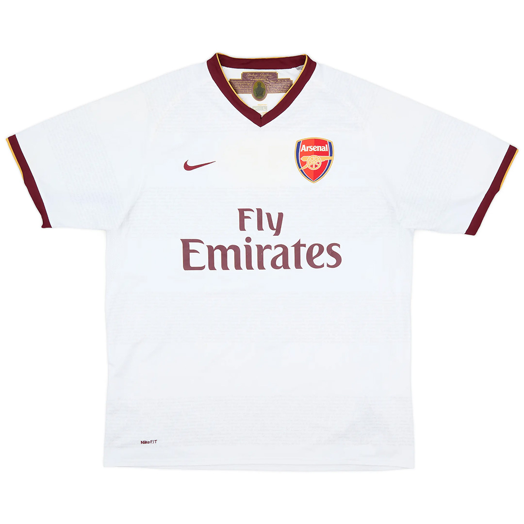 FABREGAS #4 Retro Arsenal Away Jersey 2007/08 - minejerseys