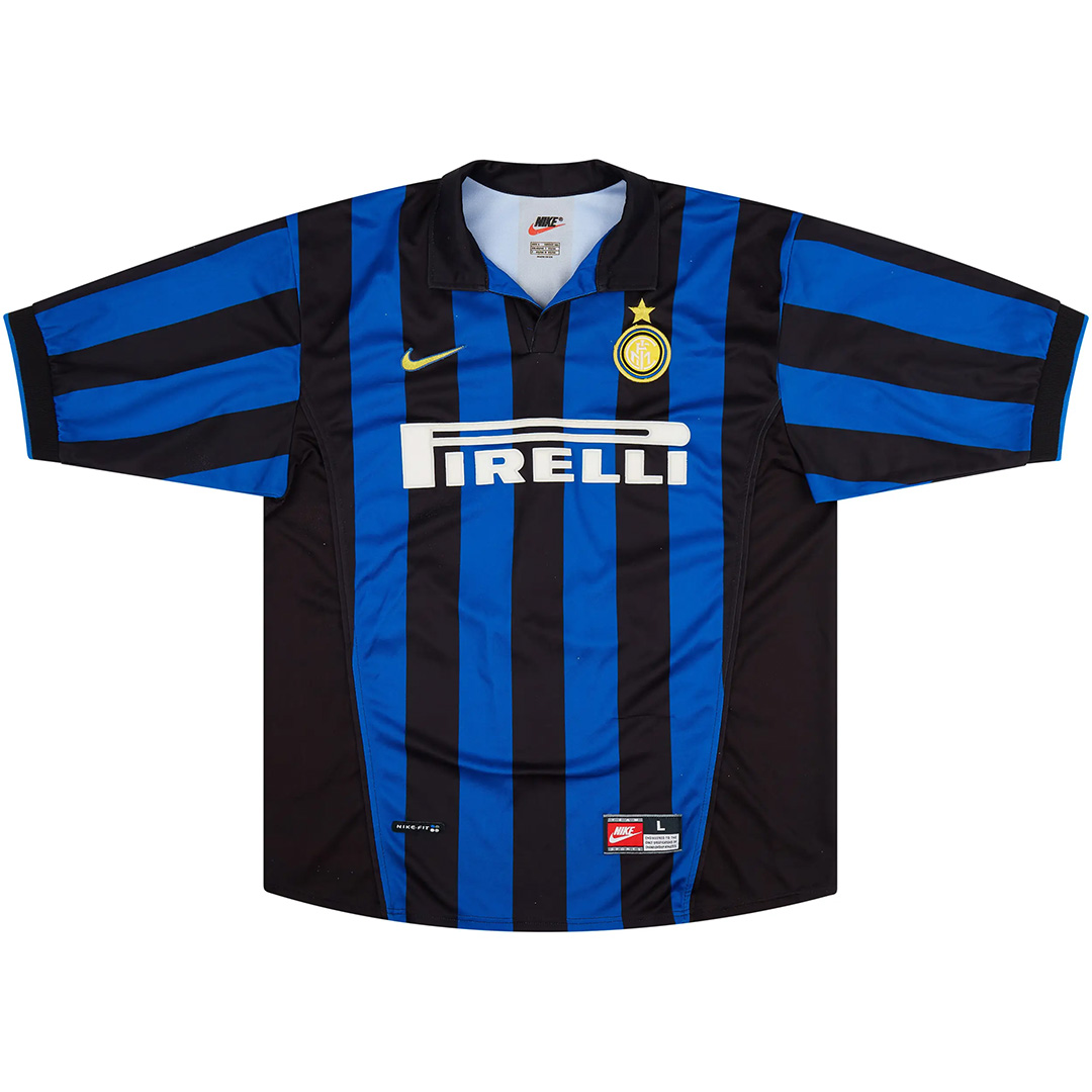 Ronaldo #9 Retro Inter Milan Home Jersey 1998/99 - minejerseys