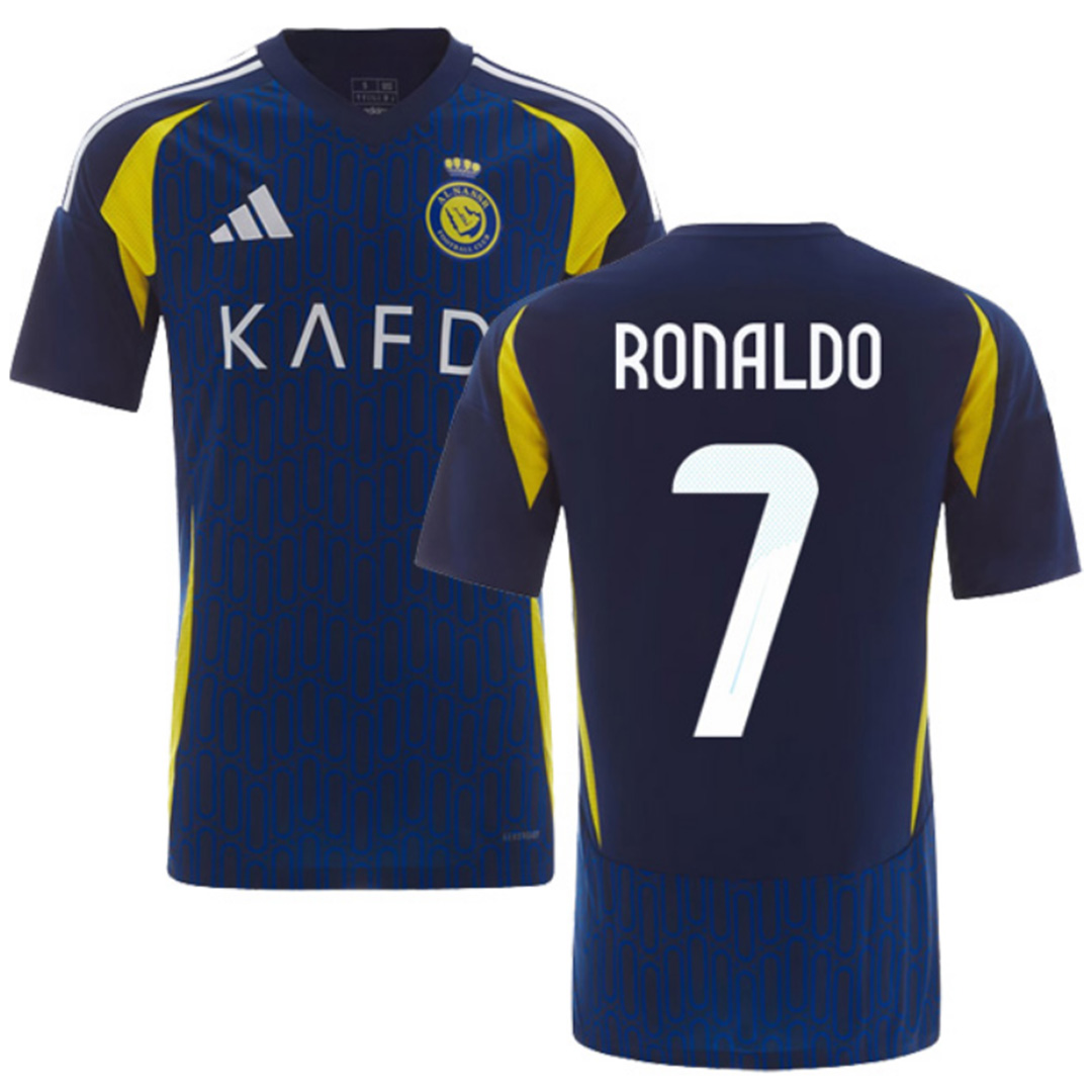 Ronaldo #7 Al Nassr Away Jersey 2024/25 - ACL Font - minejerseys