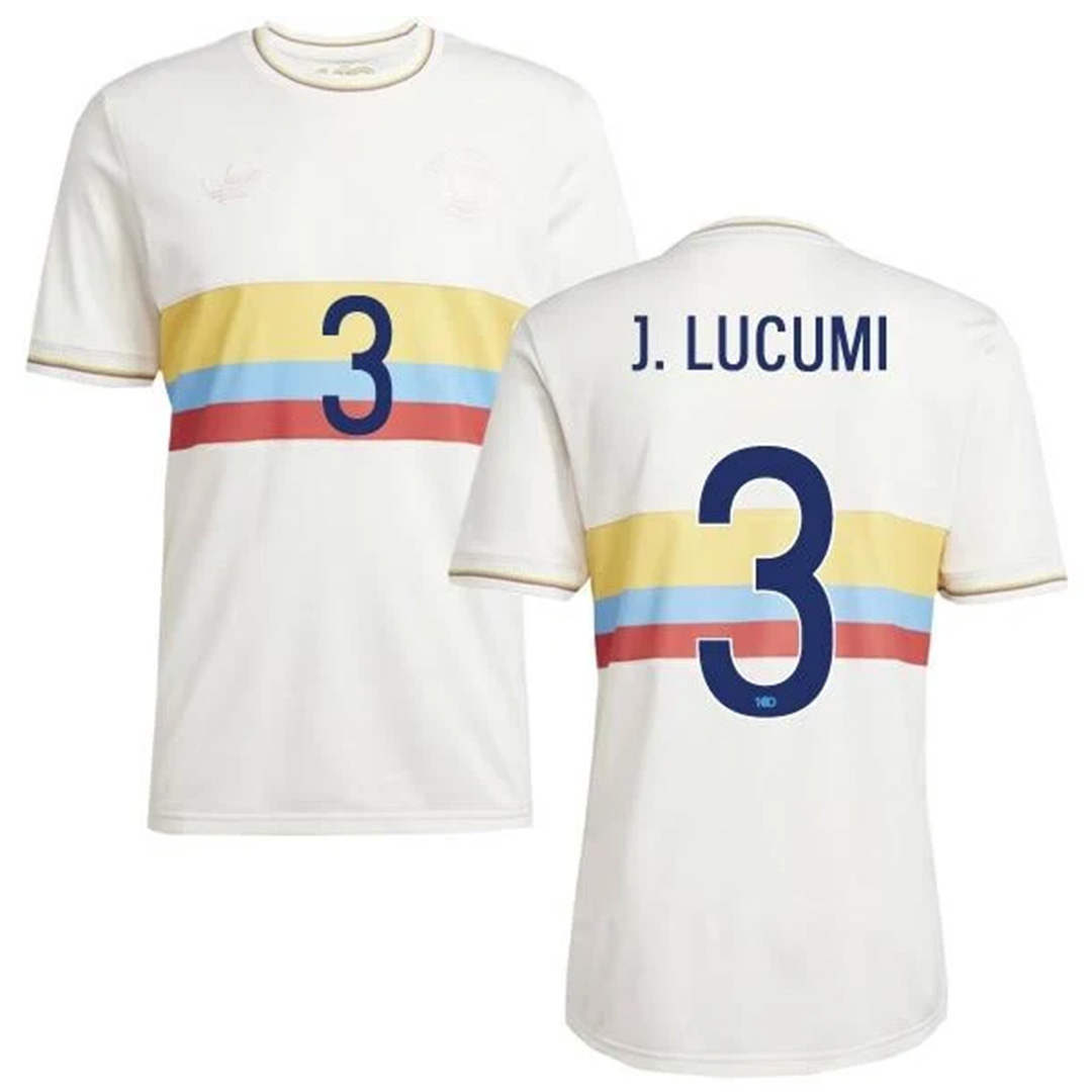 J. LUCUMI #3 Colombia Centenary Collection Jersey 2024 - minejerseys