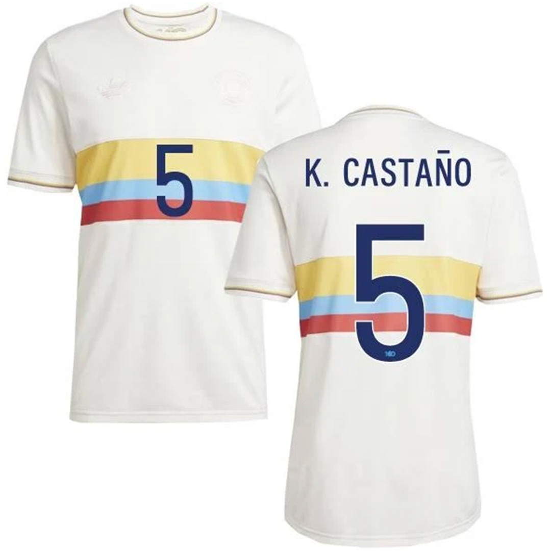 K. CASTAÑO #5 Colombia Centenary Collection Jersey 2024 - minejerseys