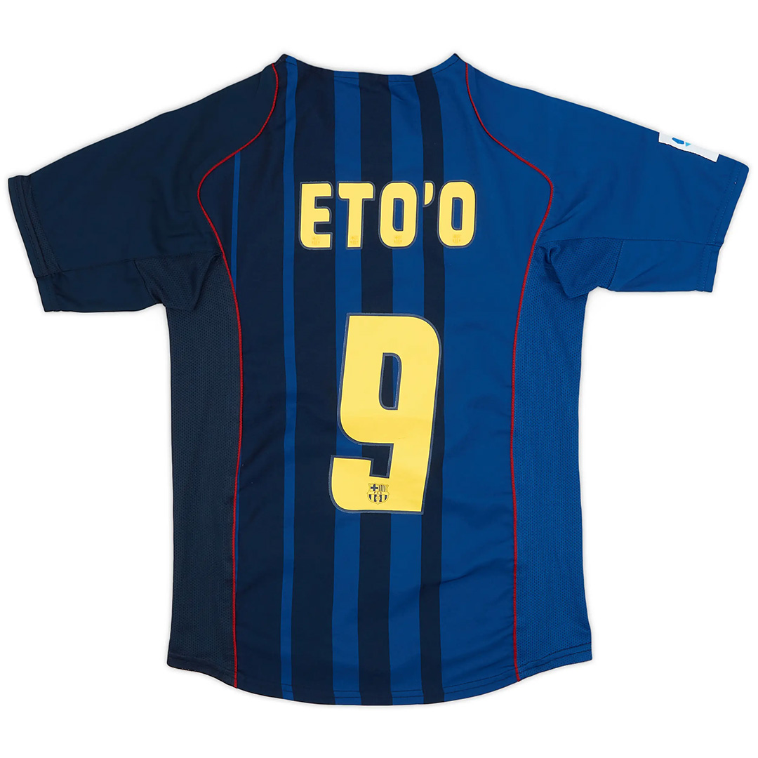 ETO'O #9 Retro Barcelona Away Jersey 2004/05 - minejerseys