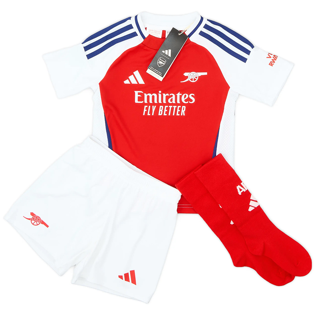 Kids Arsenal Home Full Jersey Kit 2024/25 - minejerseys