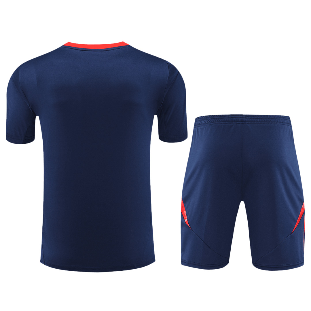 Manchester United Pre-Match Kit(Jersey+Shorts) 2024/25 - minejerseys