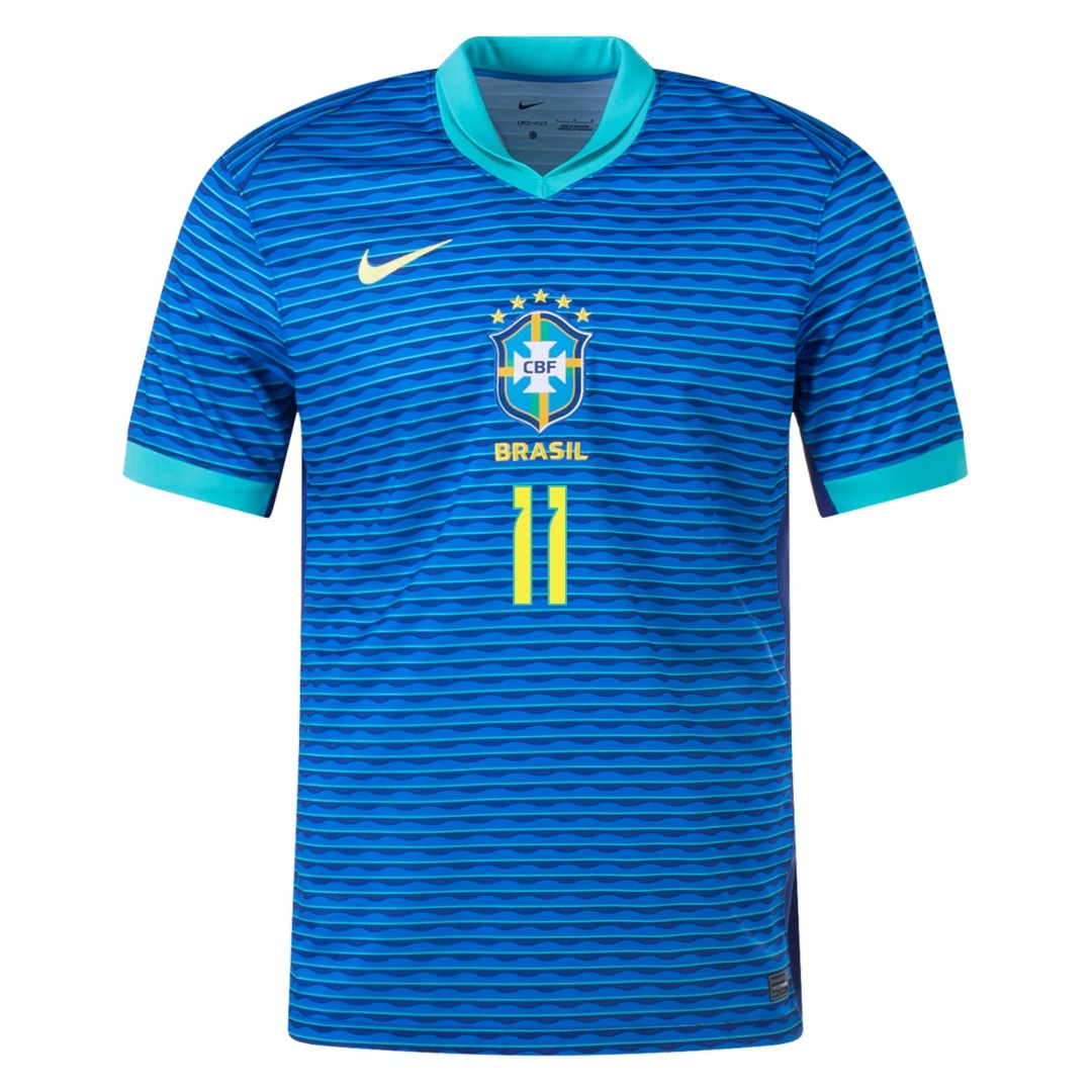 RAPHINHA #11 Brazil Away Jersey Copa America 2024 - minejerseys