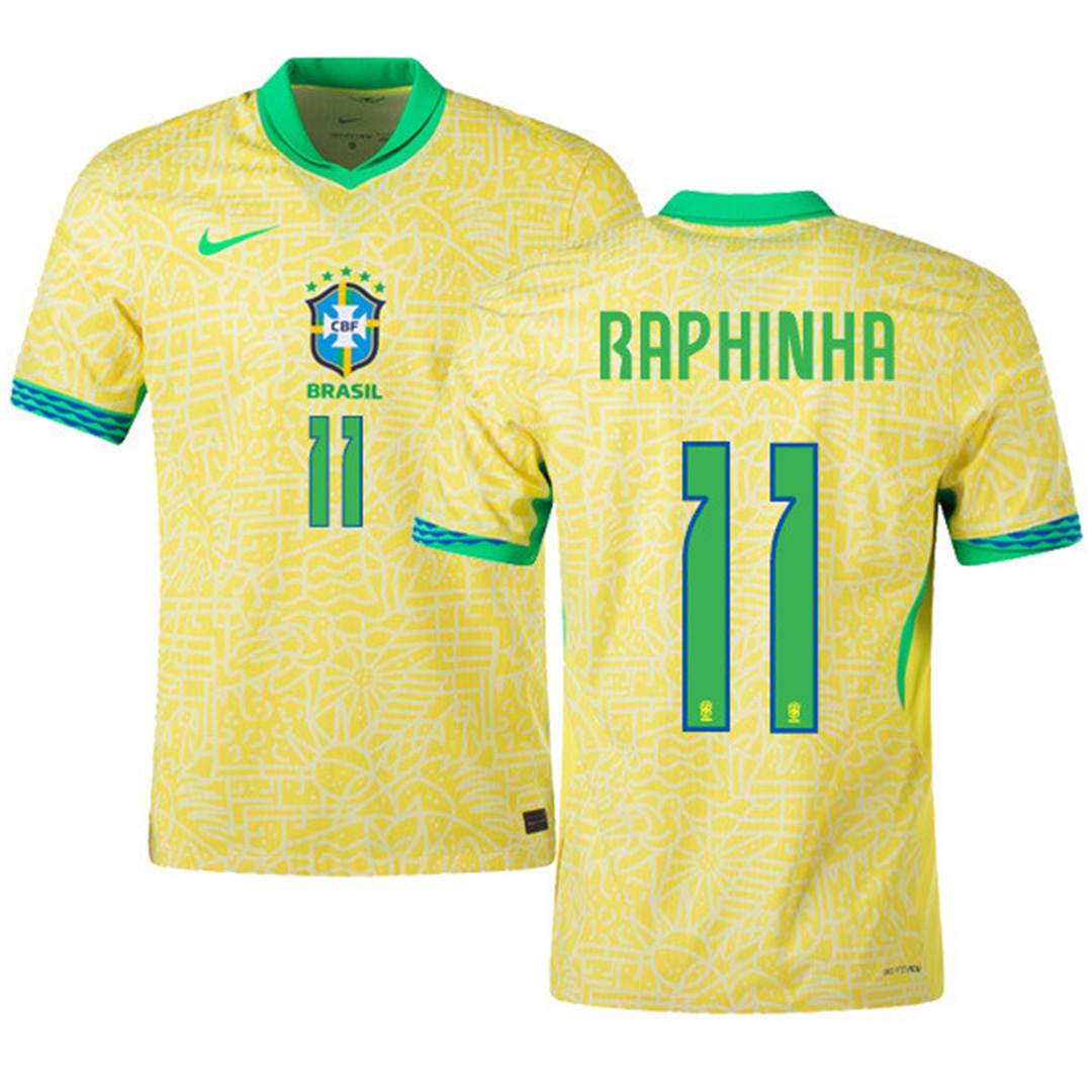 [Super Replica] RAPHINHA #11 Brazil Home Jersey Copa America 2024 - minejerseys