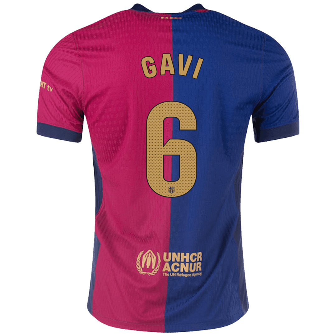 GAVI #6 Barcelona Home Match Jersey 2024/25 - minejerseys